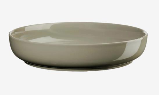 ASA Selection Gourmetteller COPPA in Farbe grün, teller, tellerplatte, keramik, beige, unifarben