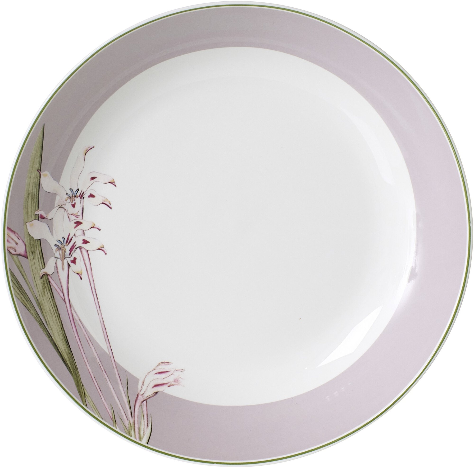 Ritzenhoff & Breker Suppenteller 0cm FLORA aus Porzellan grau/bunt