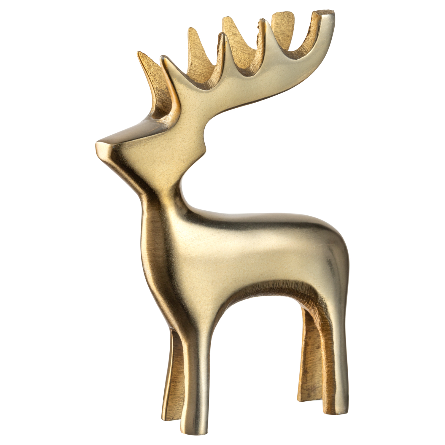 Leonardo Hirsch Dante 13cm in Farbe gold Leonardo Hirsch Dante 13cm in Farbe gold, Bronze