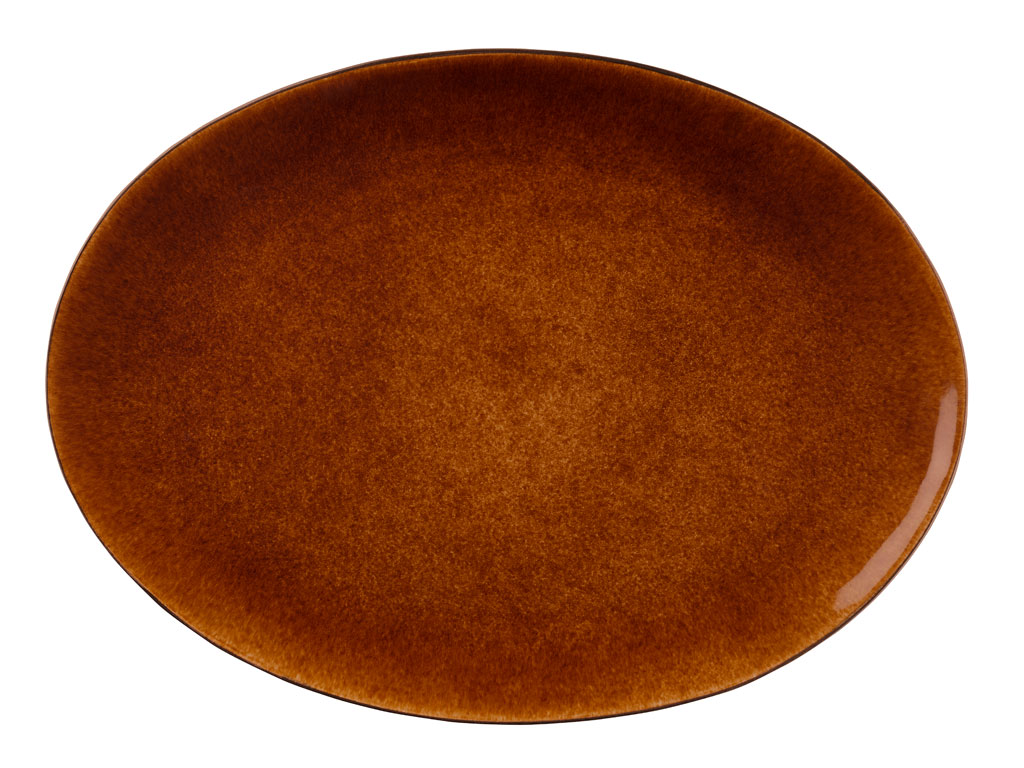 BITZ Platte in Farbe schwarz/amber BITZ Platte in Farbe schwarz/amber