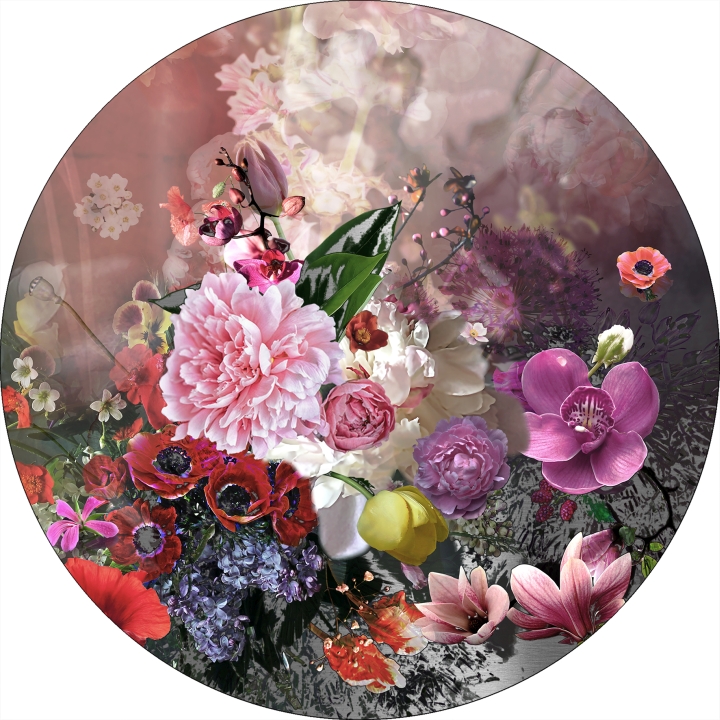 ProArt PRO ART Alu-Art Ø 100cm Colourful Baroque Flowermix II