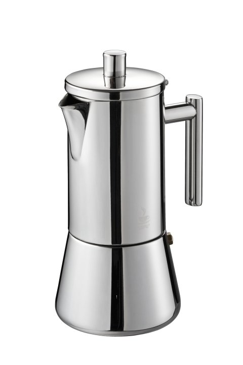 GEFU Espressokocher Nando silber