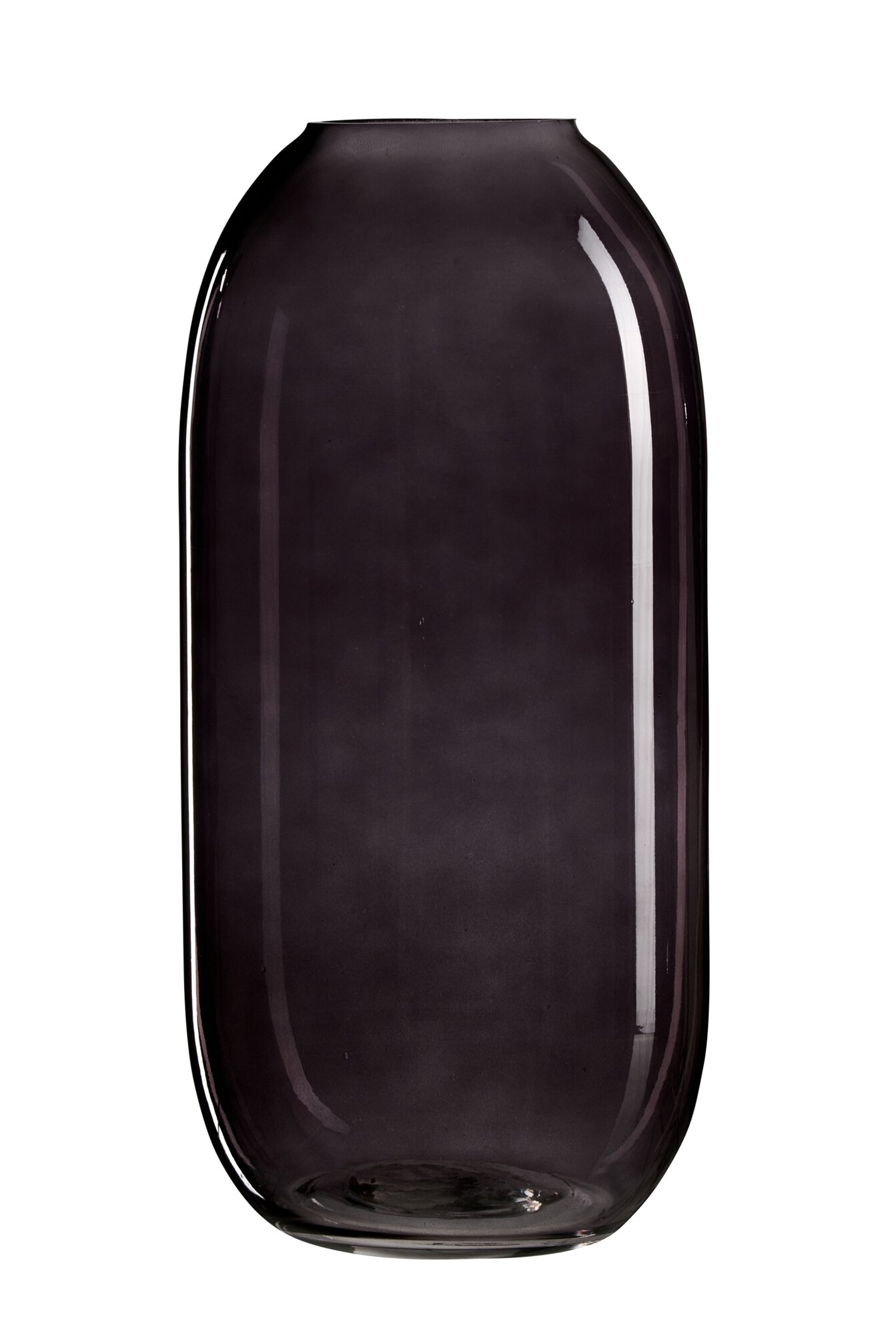 Ritzenhoff & Breker Vase 38cm LARISSA aus Glas anthrazit Ritzenhoff & Breker Vase 38cm LARISSA aus Glas anthrazit