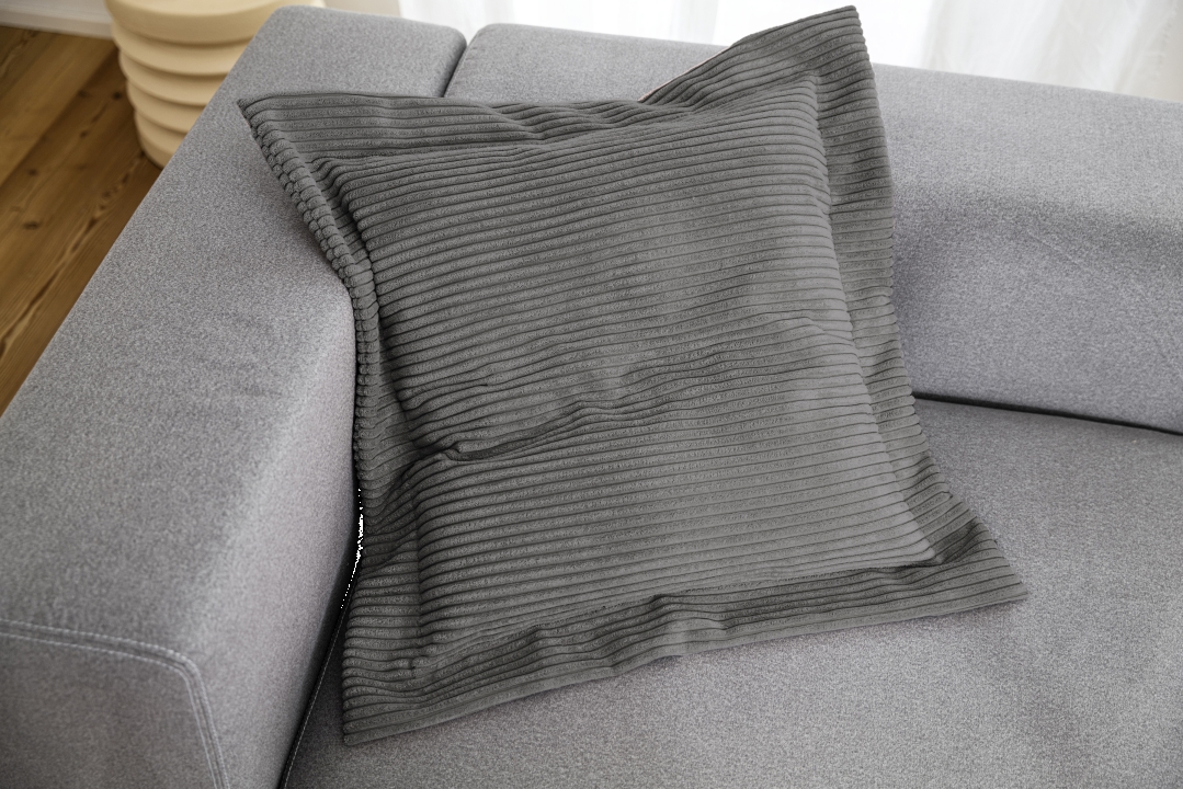 Magma Heimtex Flatterkissen SHARA ca. 70x70cm in Farbe anthrazit