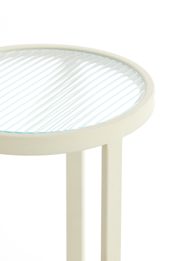 Light & Living Säule RETIRO in Farbe klar, creme Light & Living Säule RETIRO in Farbe klar, creme, Kaffeetisch, Mobiliar, Tabelle