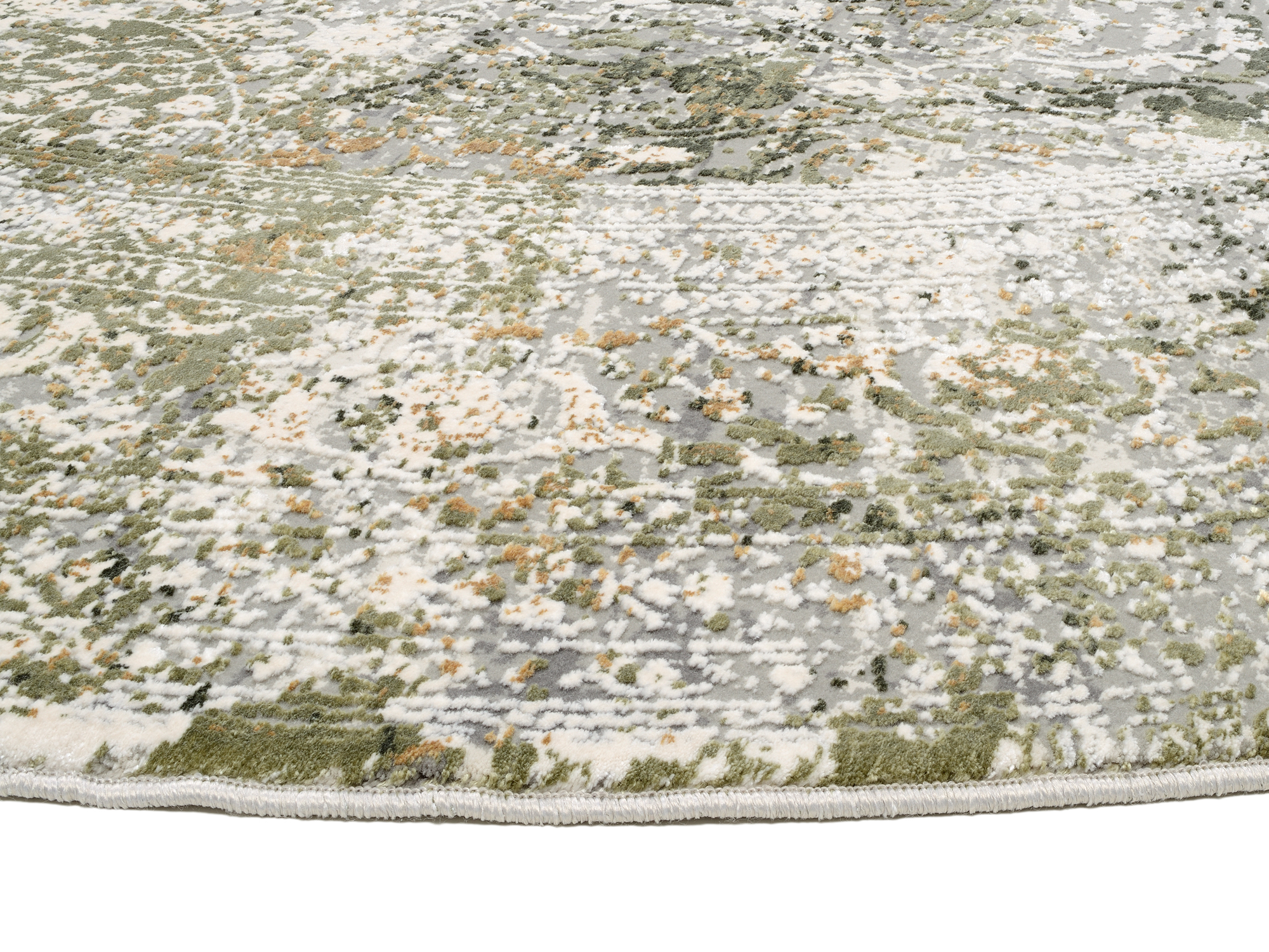 OCI Webteppich Ø ca. 160cm in Farbe grau-grün OCI Webteppich Ø ca. 160cm in Farbe grau-grün