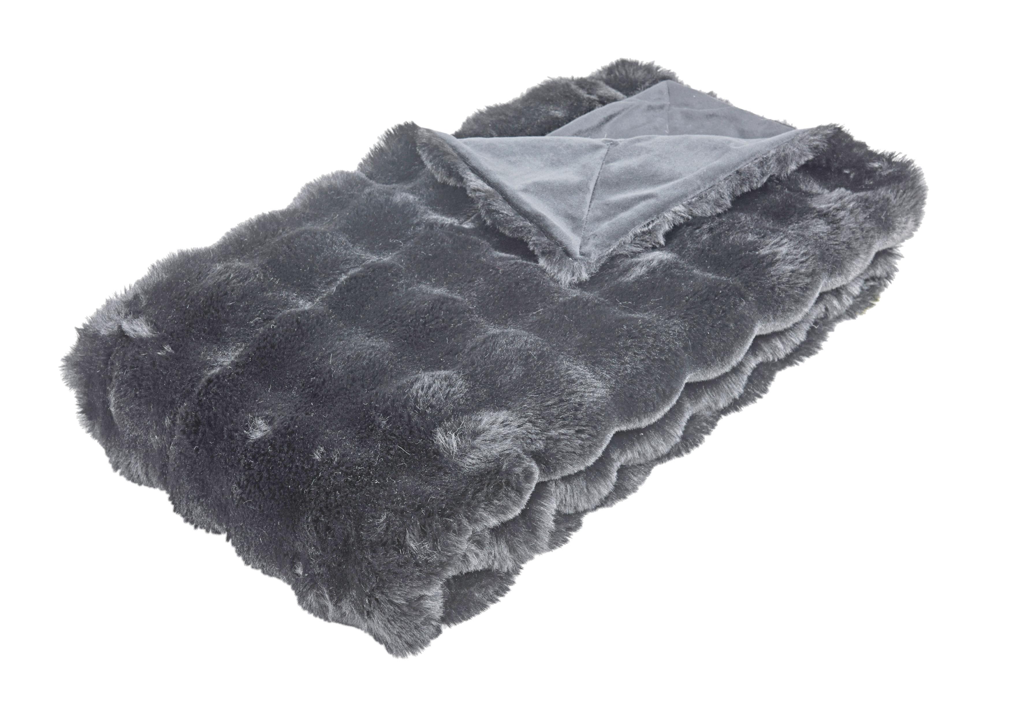 Wohndecke Baloon 150x200cm BLANKET BALOON B/H/T ca.150x1x200cm in anthrazit