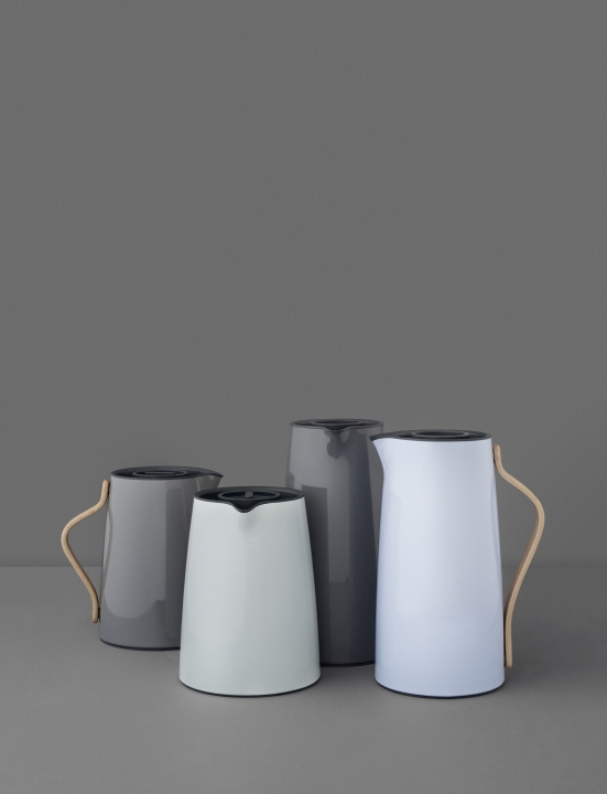 Stelton Kaffee-Isolierkanne Emma 1,2 Liter in Farbe grey