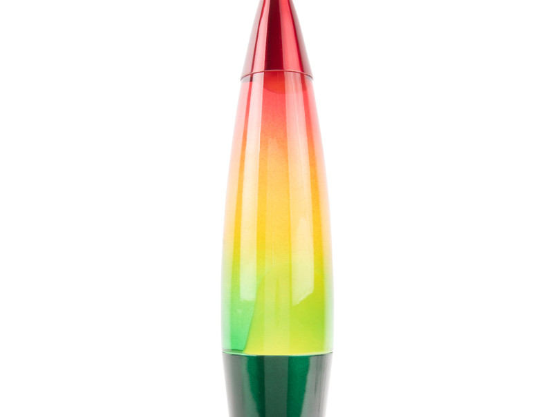Tischlampe RAINBOW ROCKET LAVA in Fb. mehrfarbig, grün, rocket, pen, multicolor, gradient, plastic