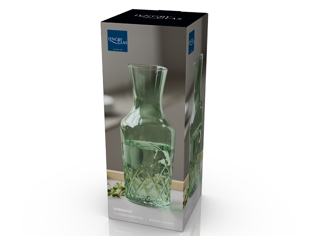 F&H Wasserkaraffe SORRENTO 0,001 Liter in Farbe Grün