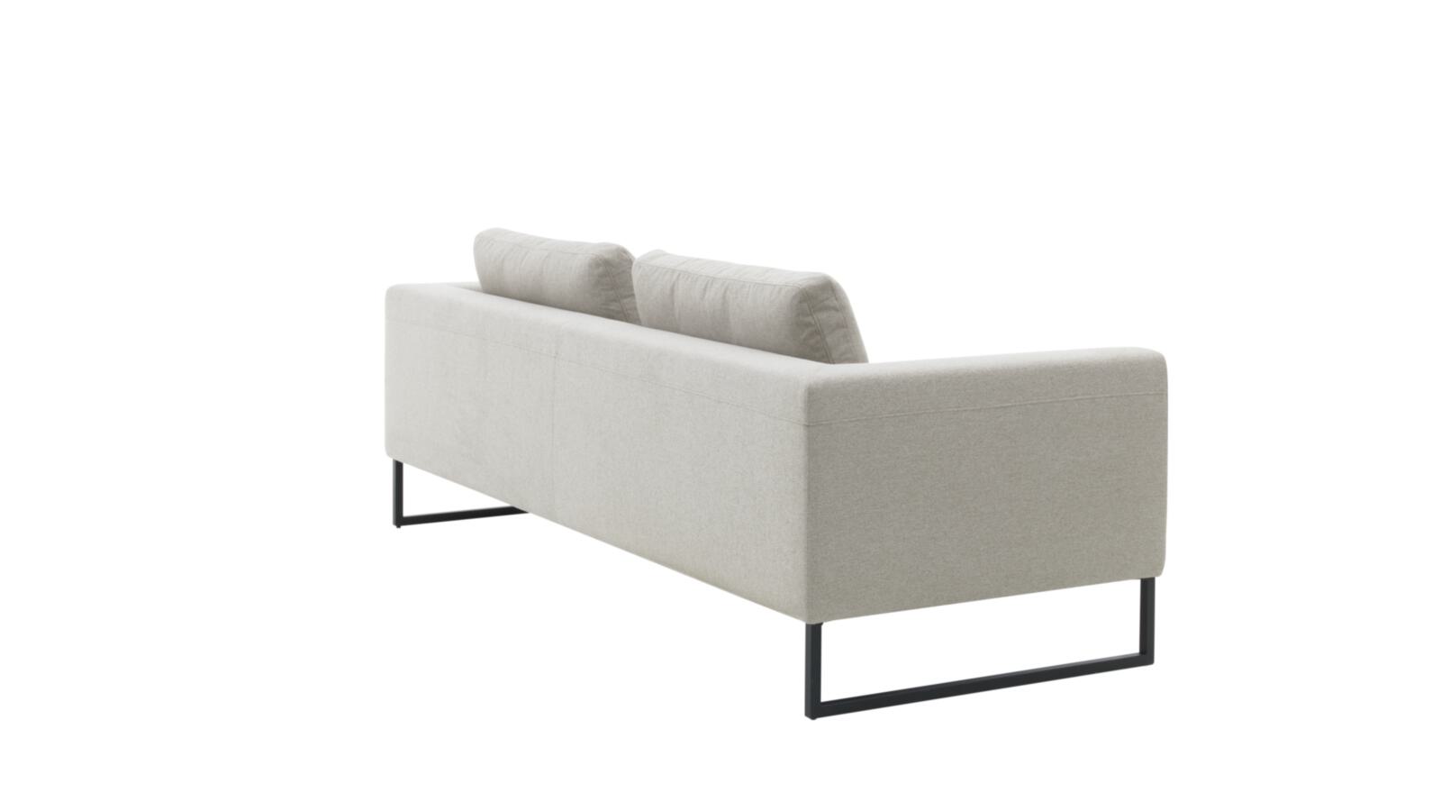 Roomio 3-Sitzer NO. 4101 in Stoff Simply Clean sand