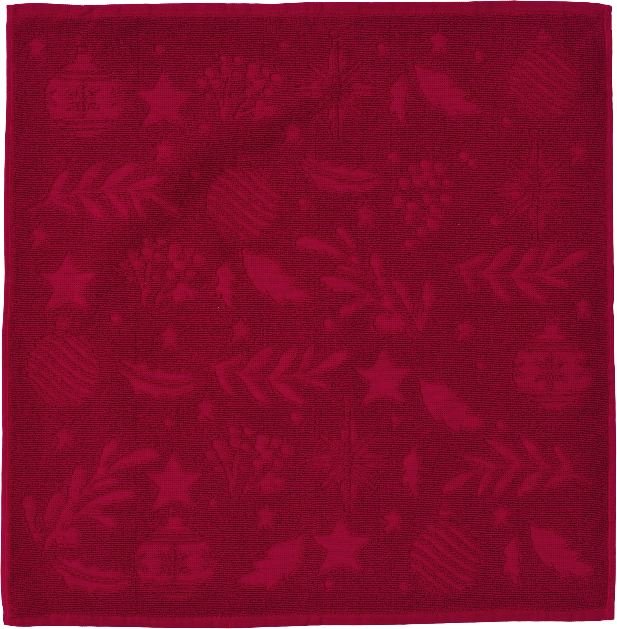 Sander K-Tuch Frottier CHEF TREE ca. 50 x 50cm in Farbe red