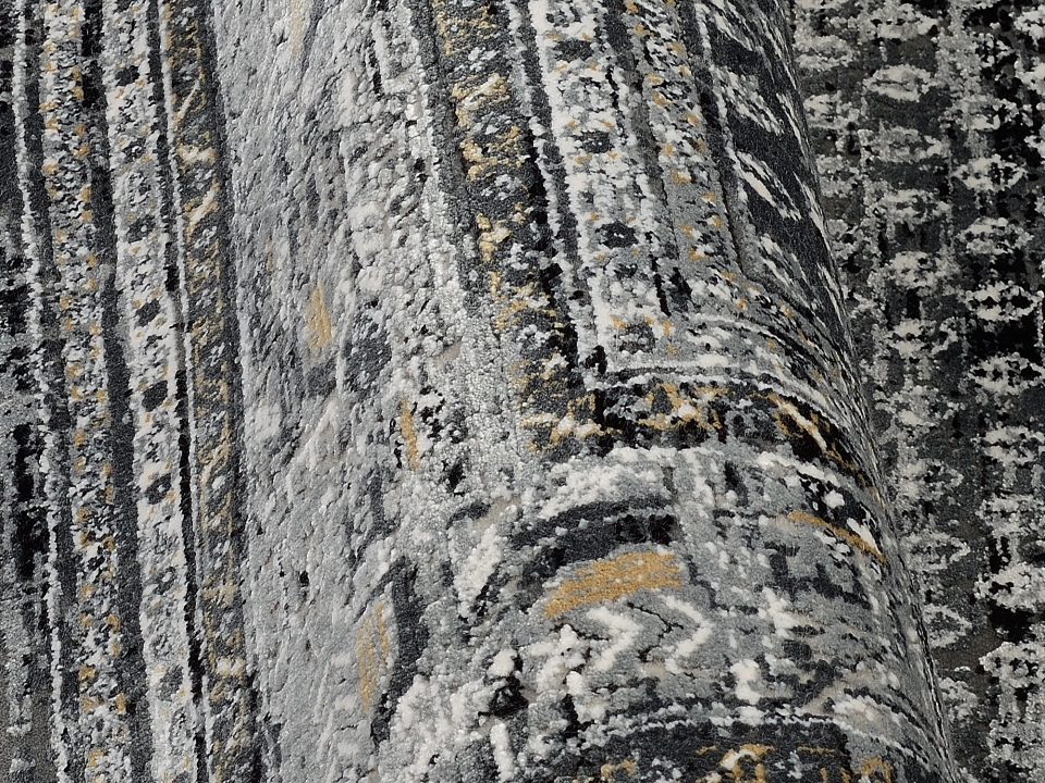 OCI Webteppich ca. 160 x230cm in Farbe dunkelgrau