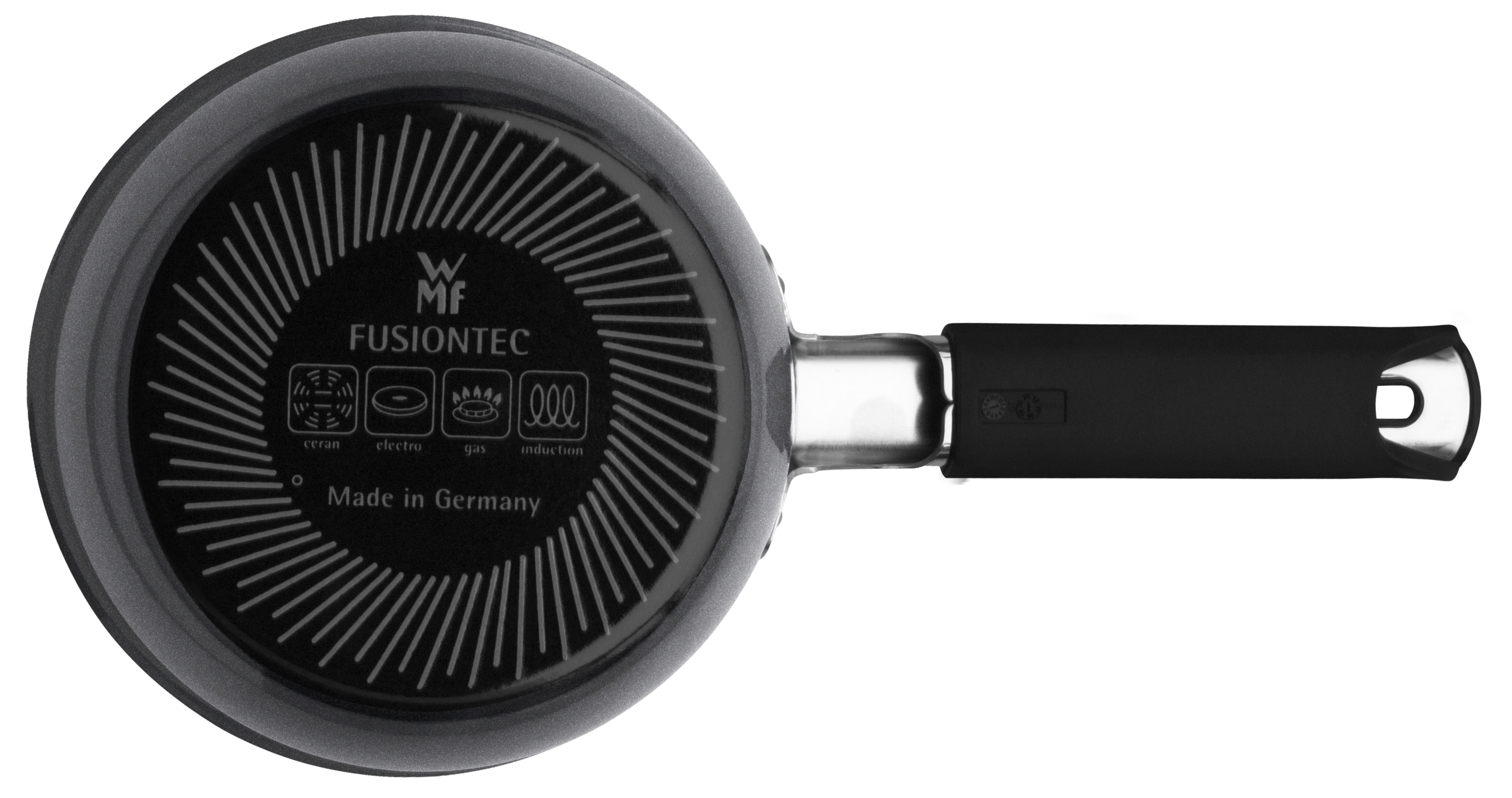 WMF Fusiontec Mineral Stielkasserolle in grau