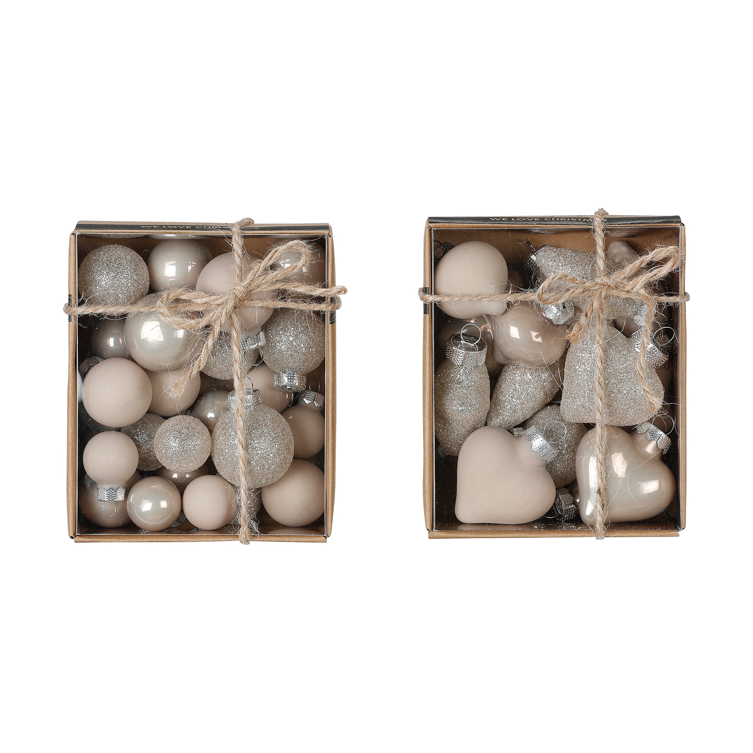 Kugeln und Formen 2-3 cm 0cm in Farbe Fine Alabaster (), Weihnachten, Weihnachtsdekorationen, Festival