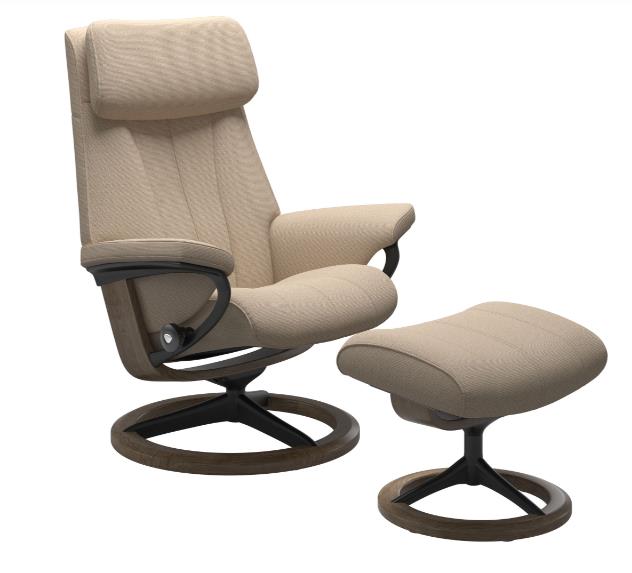 Stressless Sessel mit Hocker PAUL in Stoff Holly 81 light beige