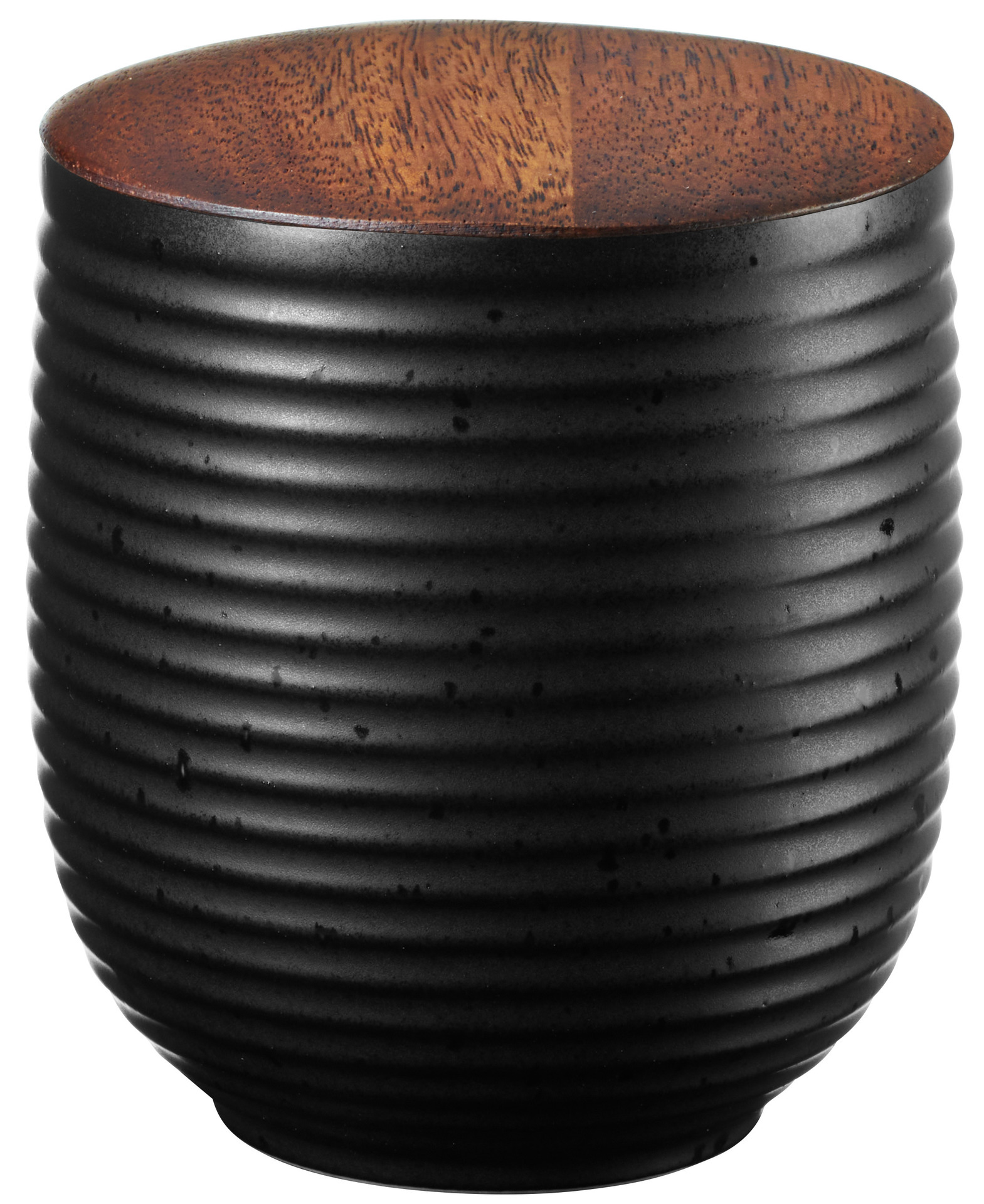 ASA Selection Teedose mit Holzdeckel JAPANDI in schwarz matt