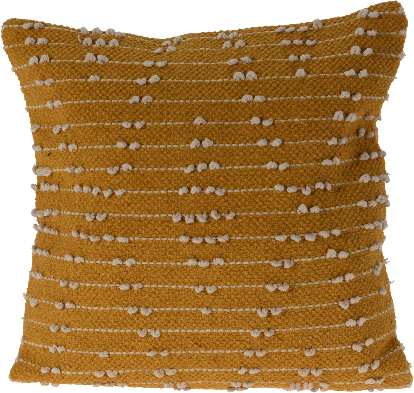 Kissen 45x45 cm Baumwolle Gelb in , Kissen, Dekoration für Zuhause