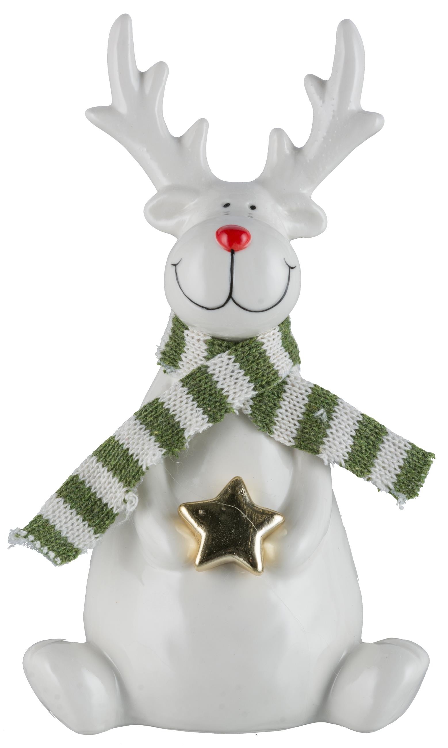 Gasper Porzellan Hirsch BENY in weiß