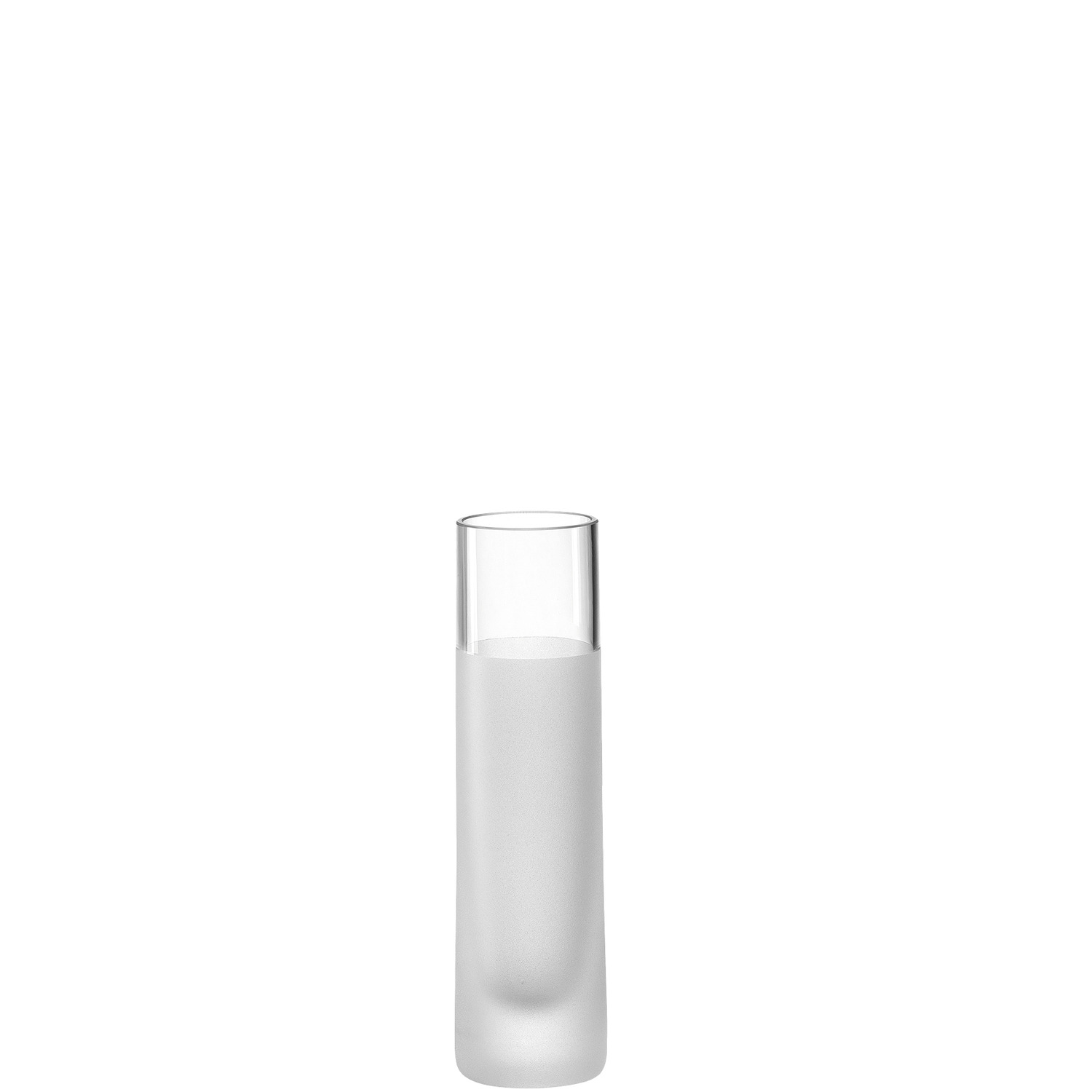 Leonardo Vase Novara 16,4cm in Farbe satiniert