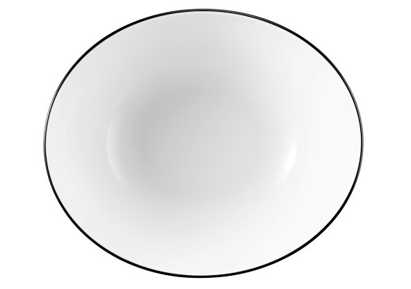 Seltmann Weiden Schüssel oval 5240 25,5 cm Modern Life 10826 Black Line 