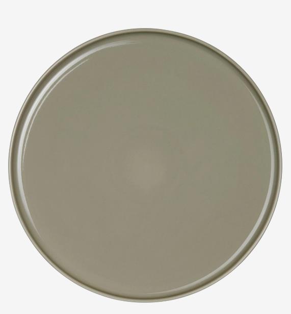 ASA Selection Essteller COPPA in Farbe grün ASA Selection Essteller COPPA in Farbe grün, teller, runde form, metall, beige, oberfläche