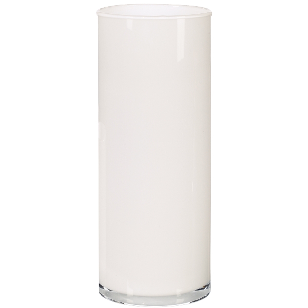 Glasvase Zylinder 428018-40 in Weiß, Vase, Glas, 透明?, Kerzenhalter?, Kerze?