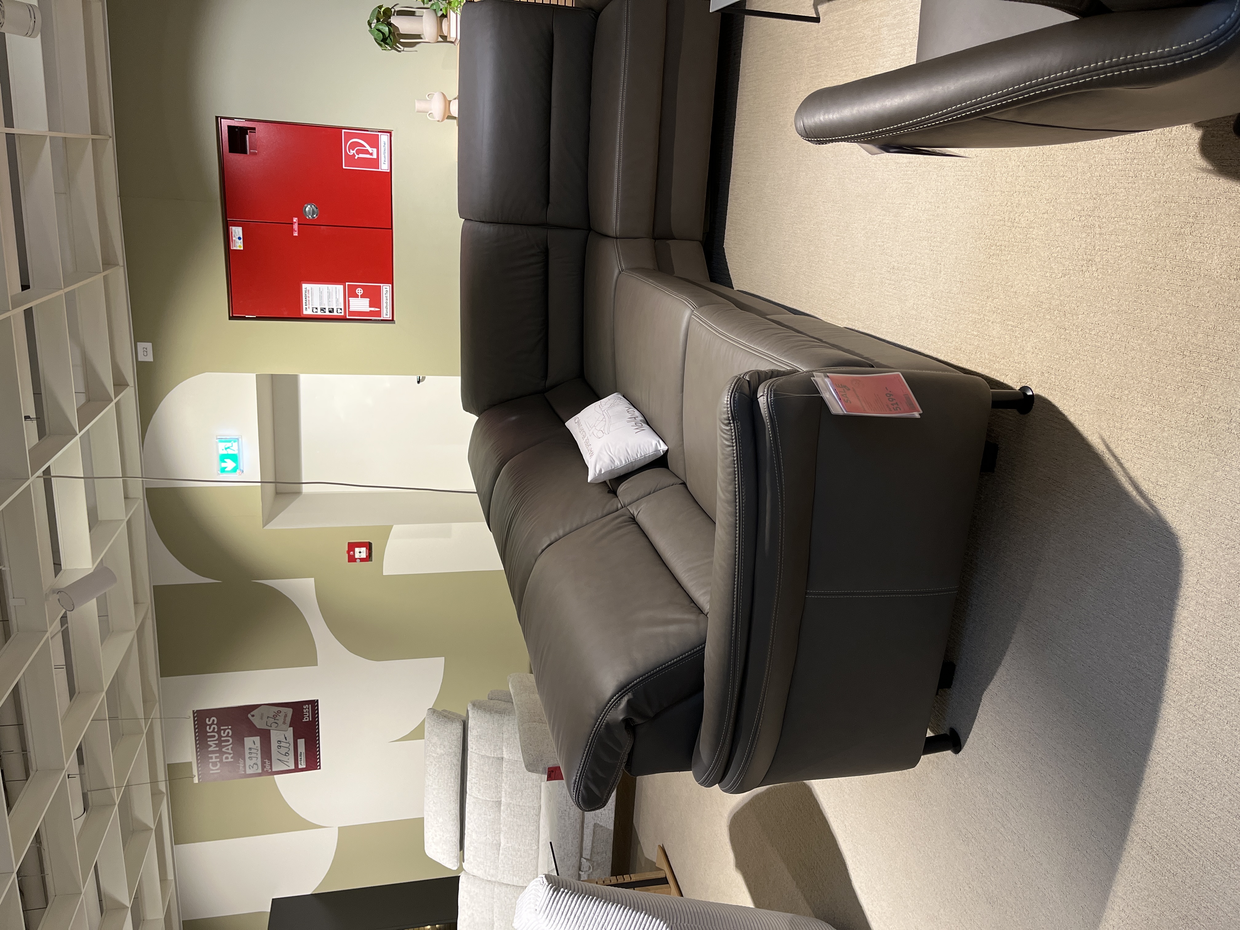 Modulmaster Polstereckgarnitur MM-PN1148 Grau Modulmaster Polstereckgarnitur MM-PN1148 Grau, Sofa, Leder, Sektionssofa, Grau, Wohnzimmer