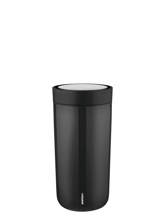 Stelton Thermobecher To Go Click 0,4 Liter in Farbe black
