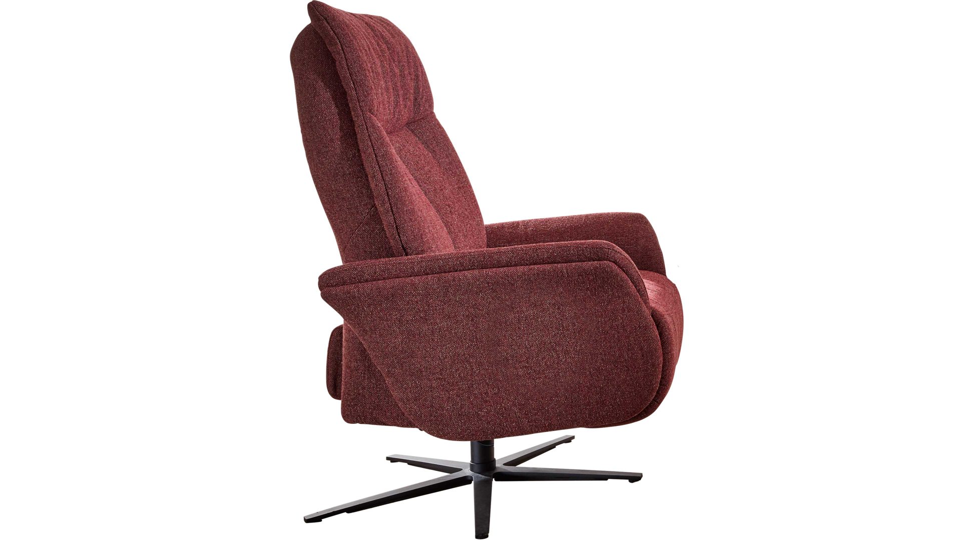 Interliving Relaxsessel, 2-motorisch IL-4550 in Stoff Melange chianti/Sternfuß anthrazit 