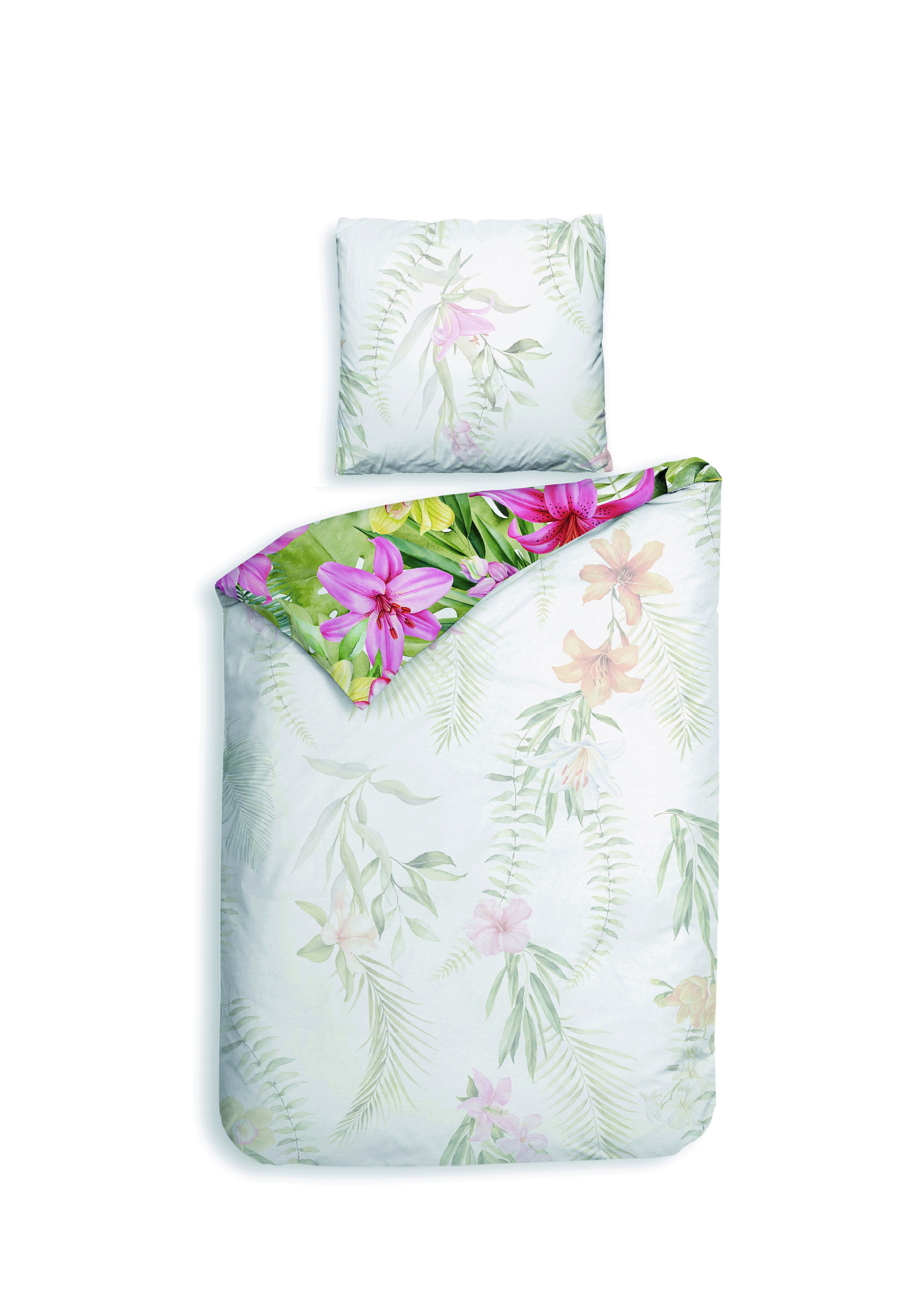 Heckettlane Bettwäsche ca. 135x200cm in Farbe White, Papier, Kissen, Dekoration für Zuhause, Handtuch