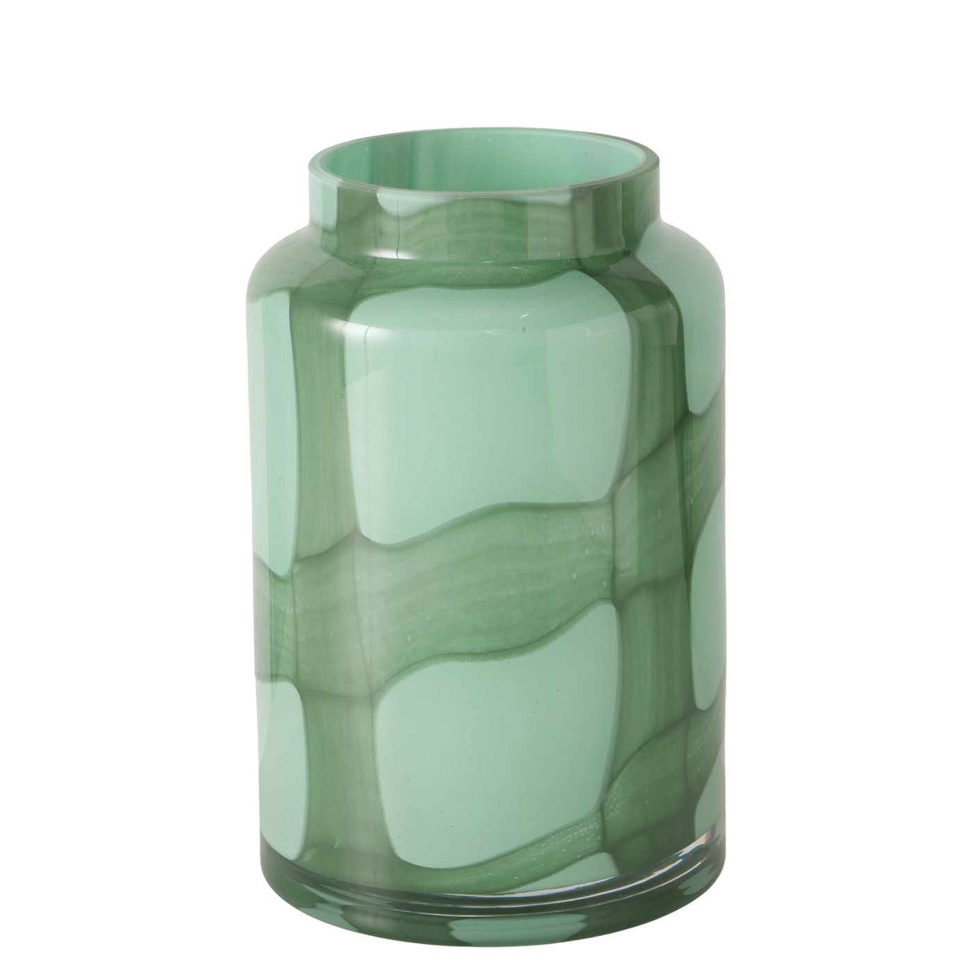 Boltze Vase Verana in Farbe Glas durchgefärbt grün