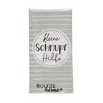Boltze Taschentücher Schnupf SCHNUPF in Papier schwarz/hellblau/weiß