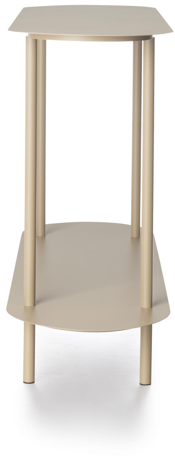 Coco Maison Wandtisch OWEN ca. B120 H77 T35 cm in Metall taupe