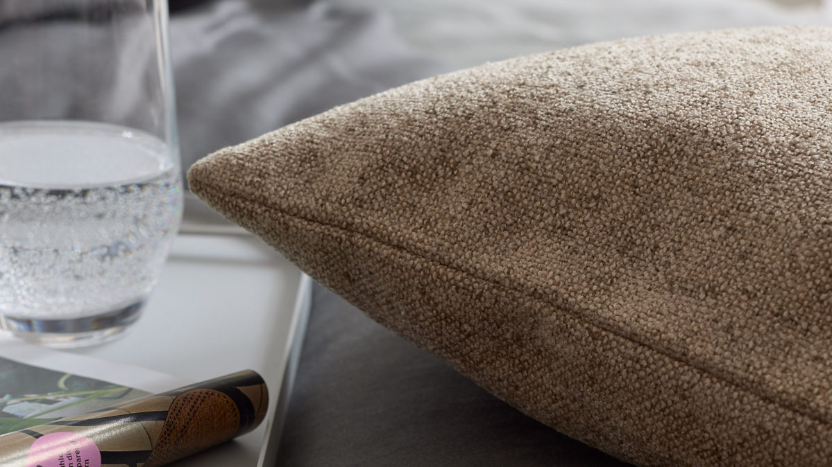 Interliving Zierkissenhülle IL-9124 ca. 50x50cm in Farbe Beige