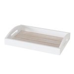 Boltze Tablett Conner in Farbe MDF weiß