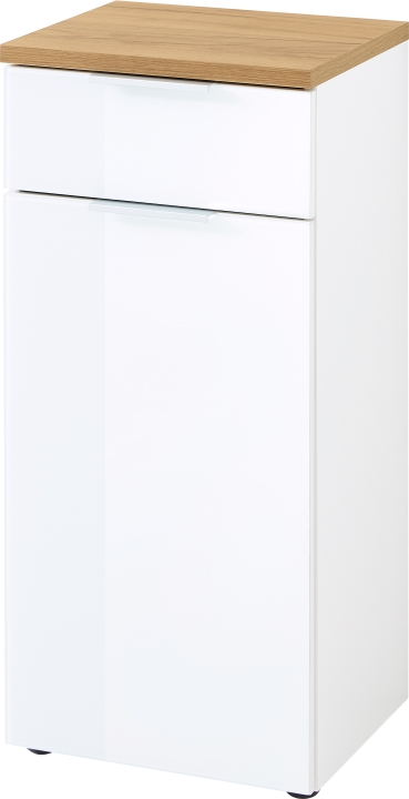 Germania Unterschrank GW-Pescara in Farbe Weiß/Navarra-Eiche-Nachbildung