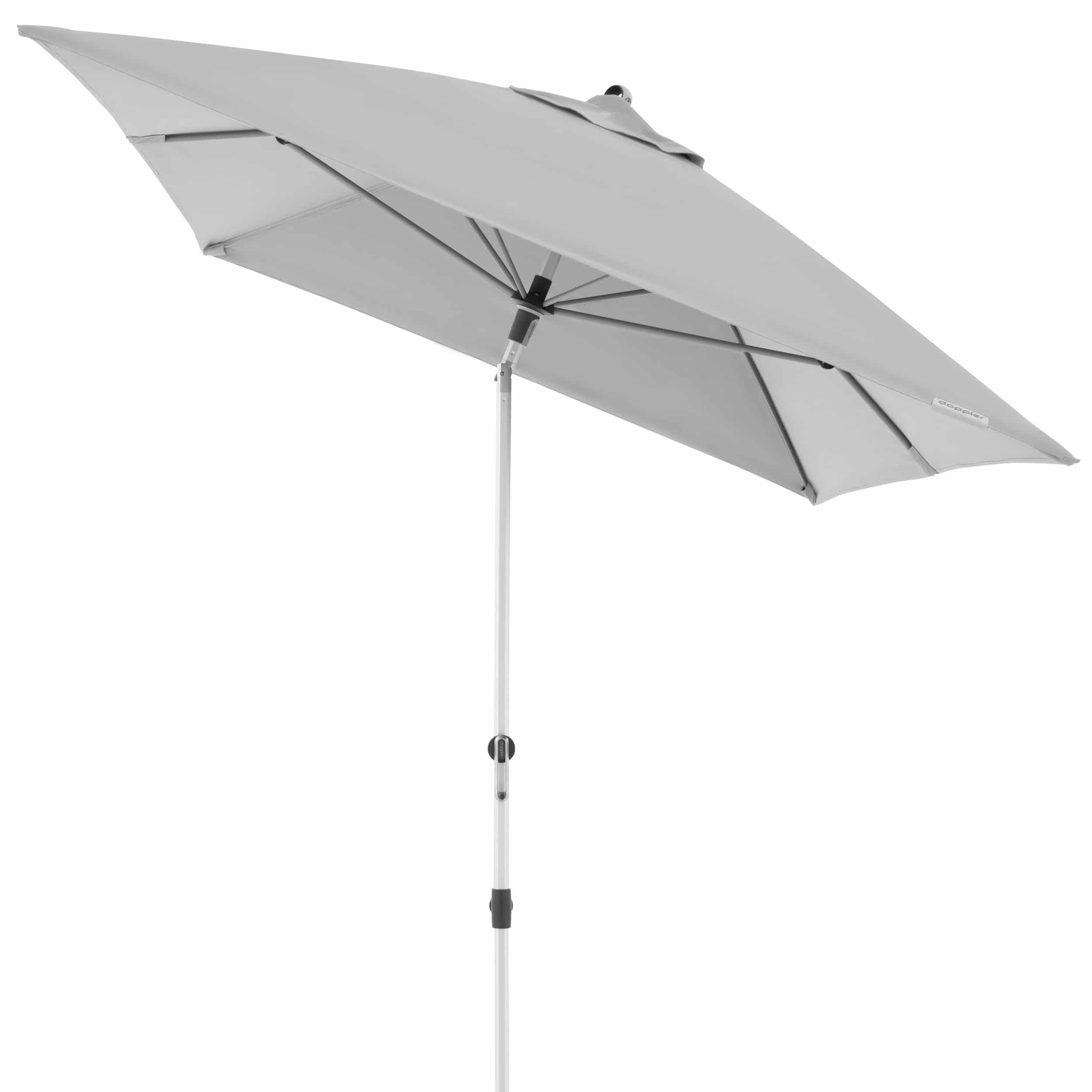 Doppler Kurbelschirm EXPERT ca. 300x200cm in Farbe hellgrau Doppler Kurbelschirm EXPERT ca. 300x200cm in Farbe hellgrau, Sonnenschirm, Schirm, Garten, Aluminium, Schirmtuch grau