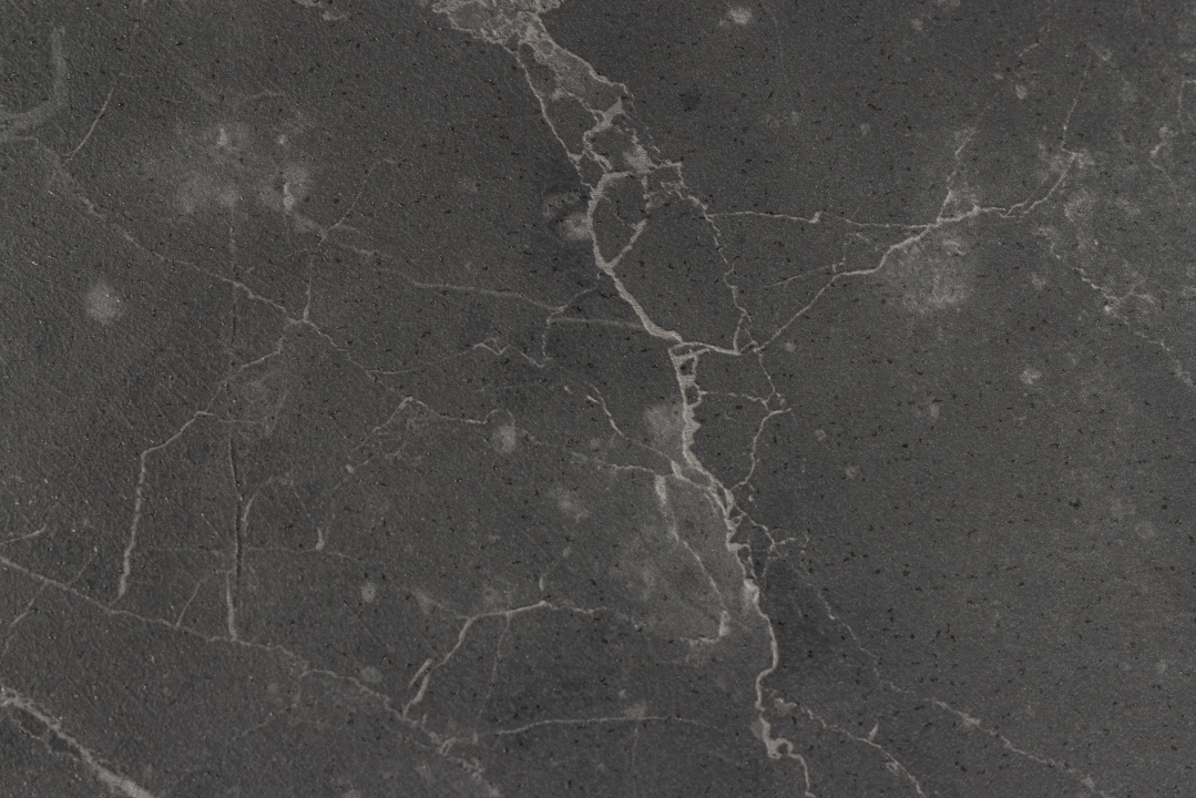Actona Ecktisch STRINGTON ca. 43x35cm in Platte Melamin Marmor schwarz, Gestell Metall schwarz