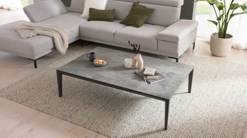 Couchtisch 6222 in Keramik silver Couchtisch 6222 in Keramik silver