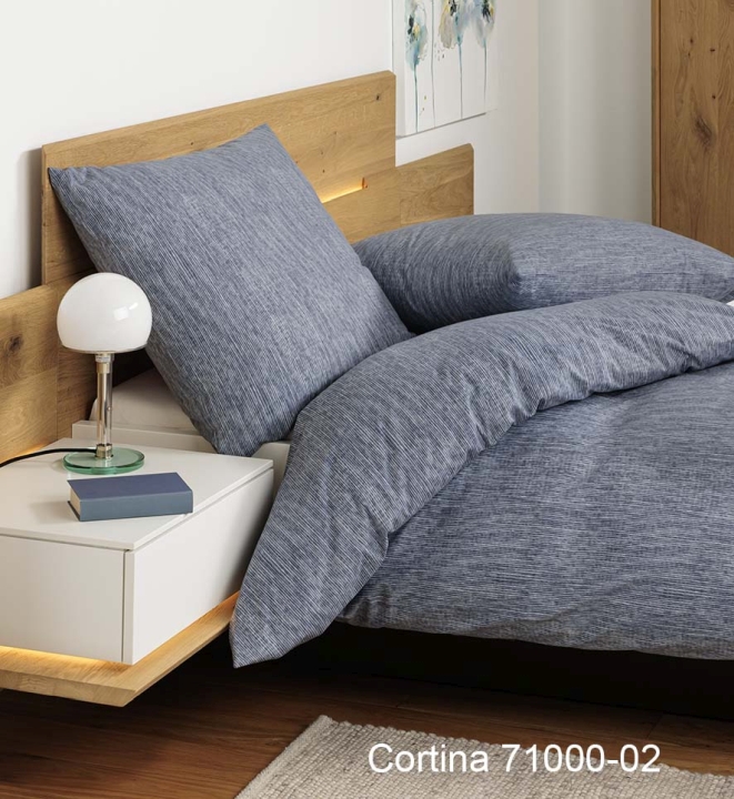 Janine Design Bettwäsche CORTINA ca. 155x220cm in Farbe blau