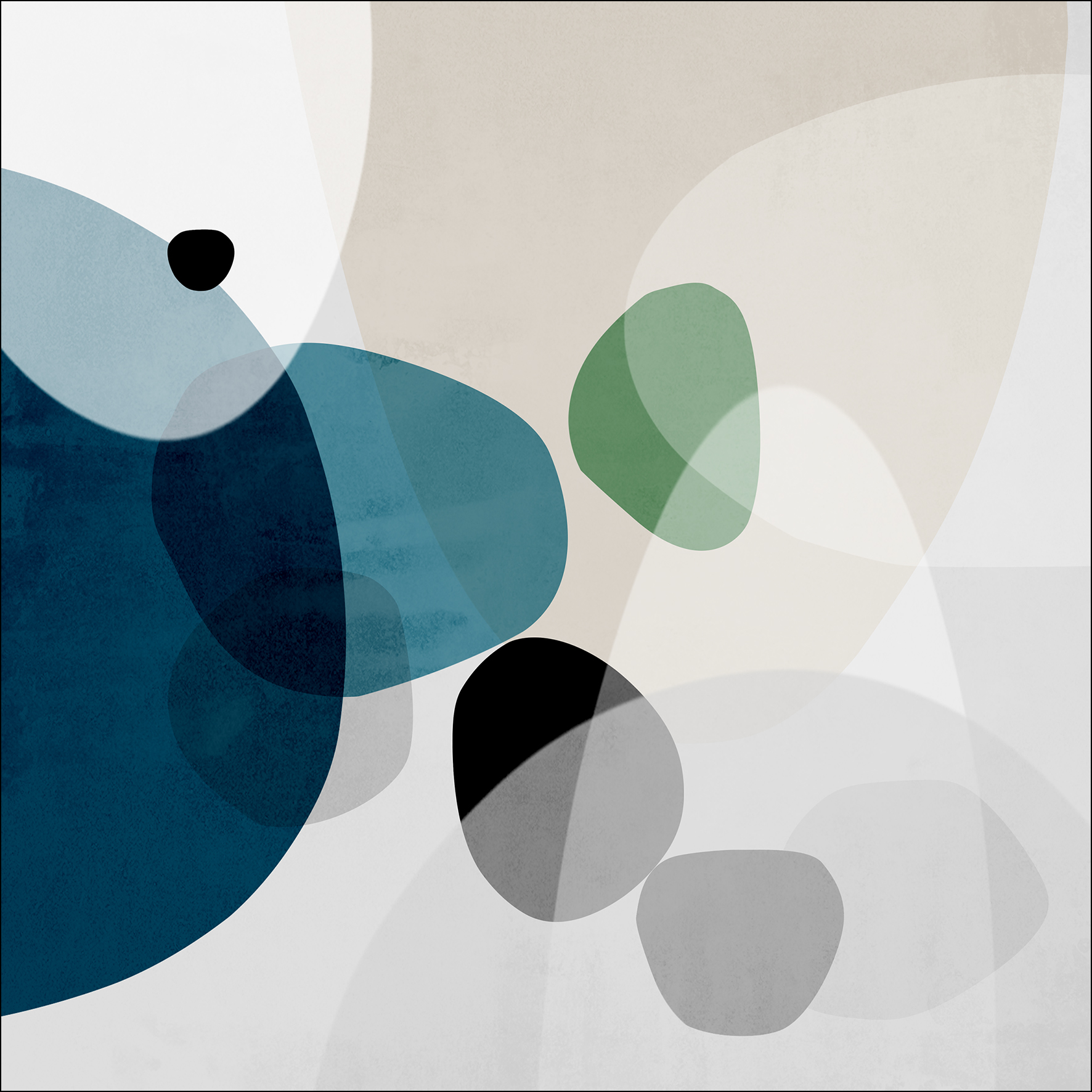 ProArt Glas-Art 50x50cm Abstract Shapes II