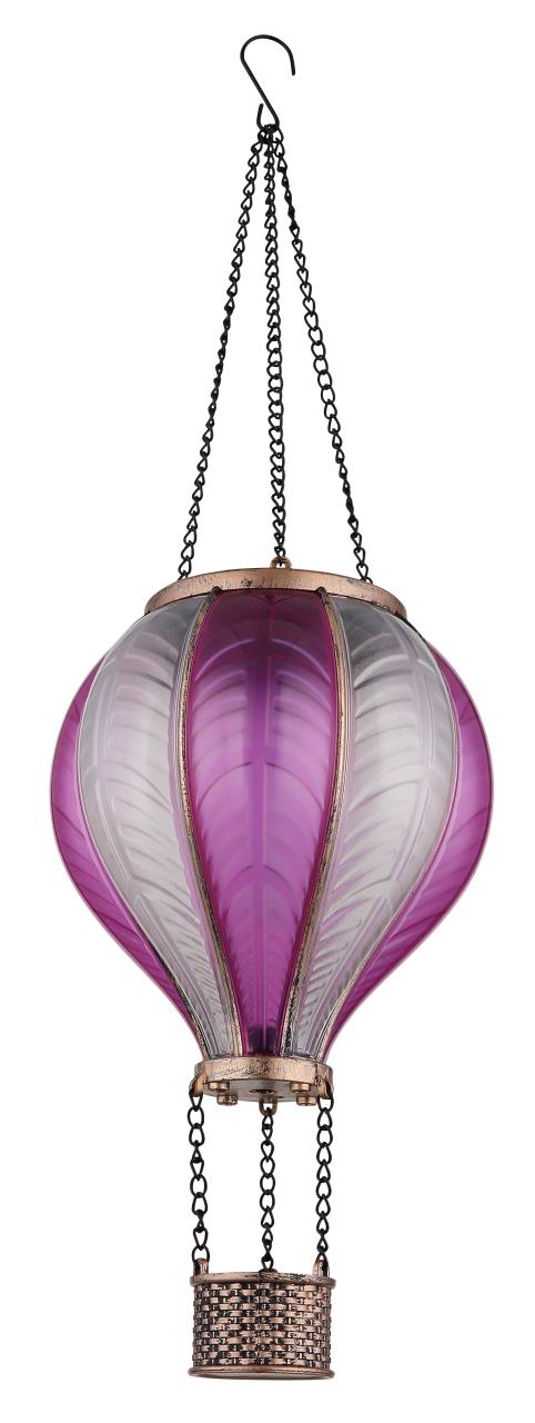 Globo LED-Solarleuchte SOLAR 20-flammig in Farbe Schwarz, Goldfarben, Pink, Lampe, Kronleuchter