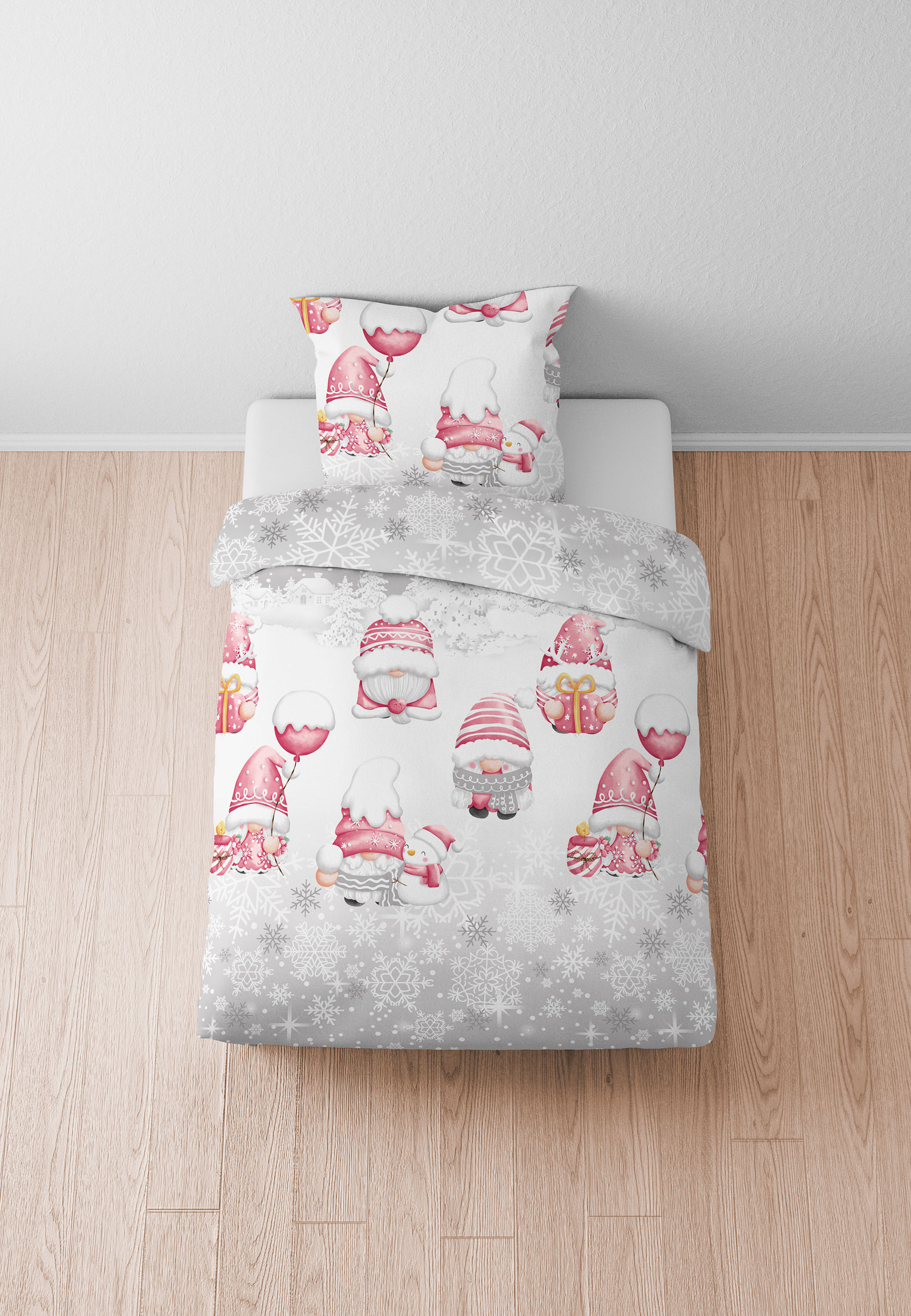 Biberna BIBER-Bettwäsche ca. 155x220cm in Farbe Sturmgrau, Moebel, Kissen, Dekoration für Zuhause, Bett, Bettlaken