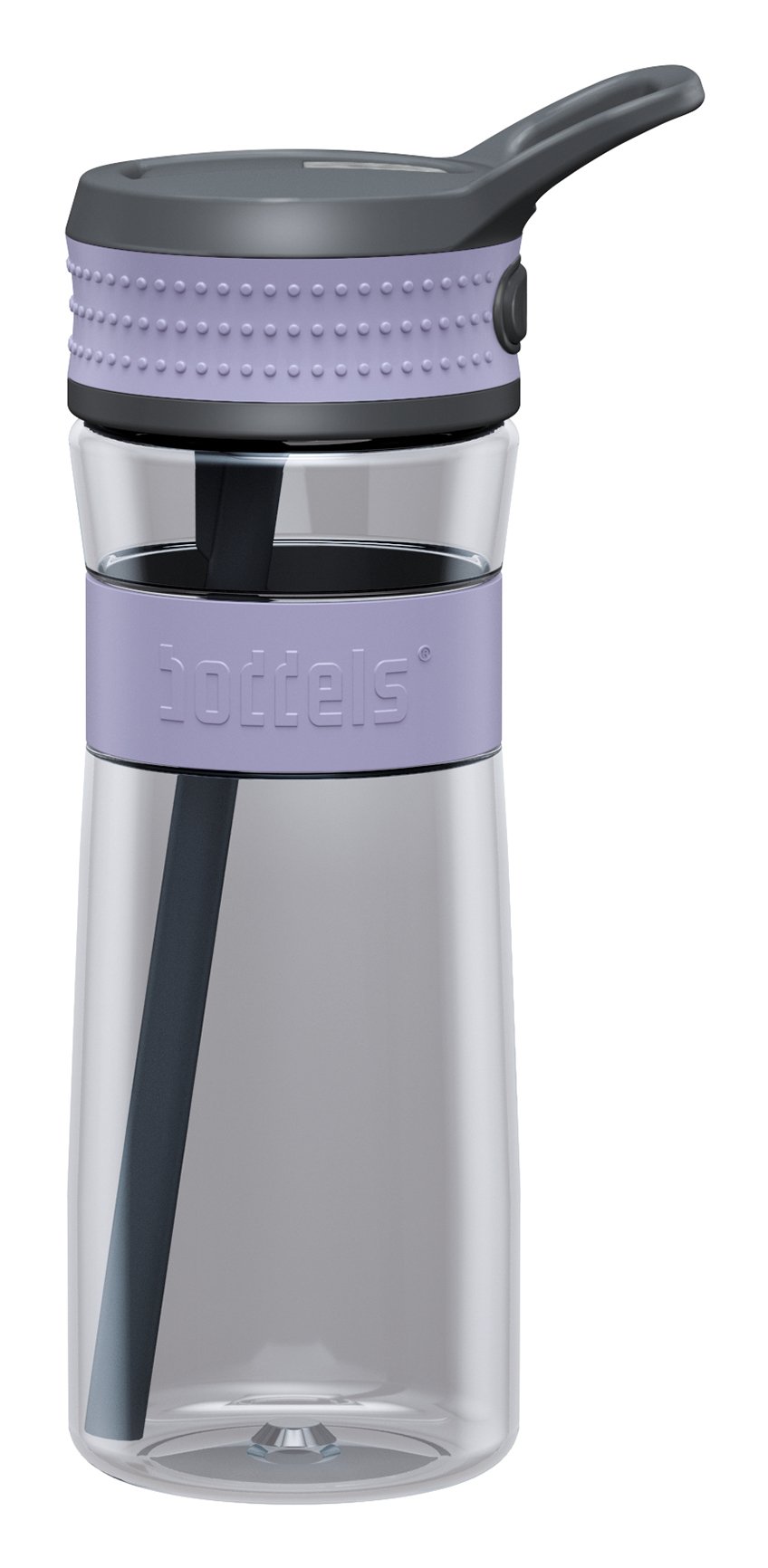 boddels Trinkflasche Een 600ml in Lavendelblau/Grau