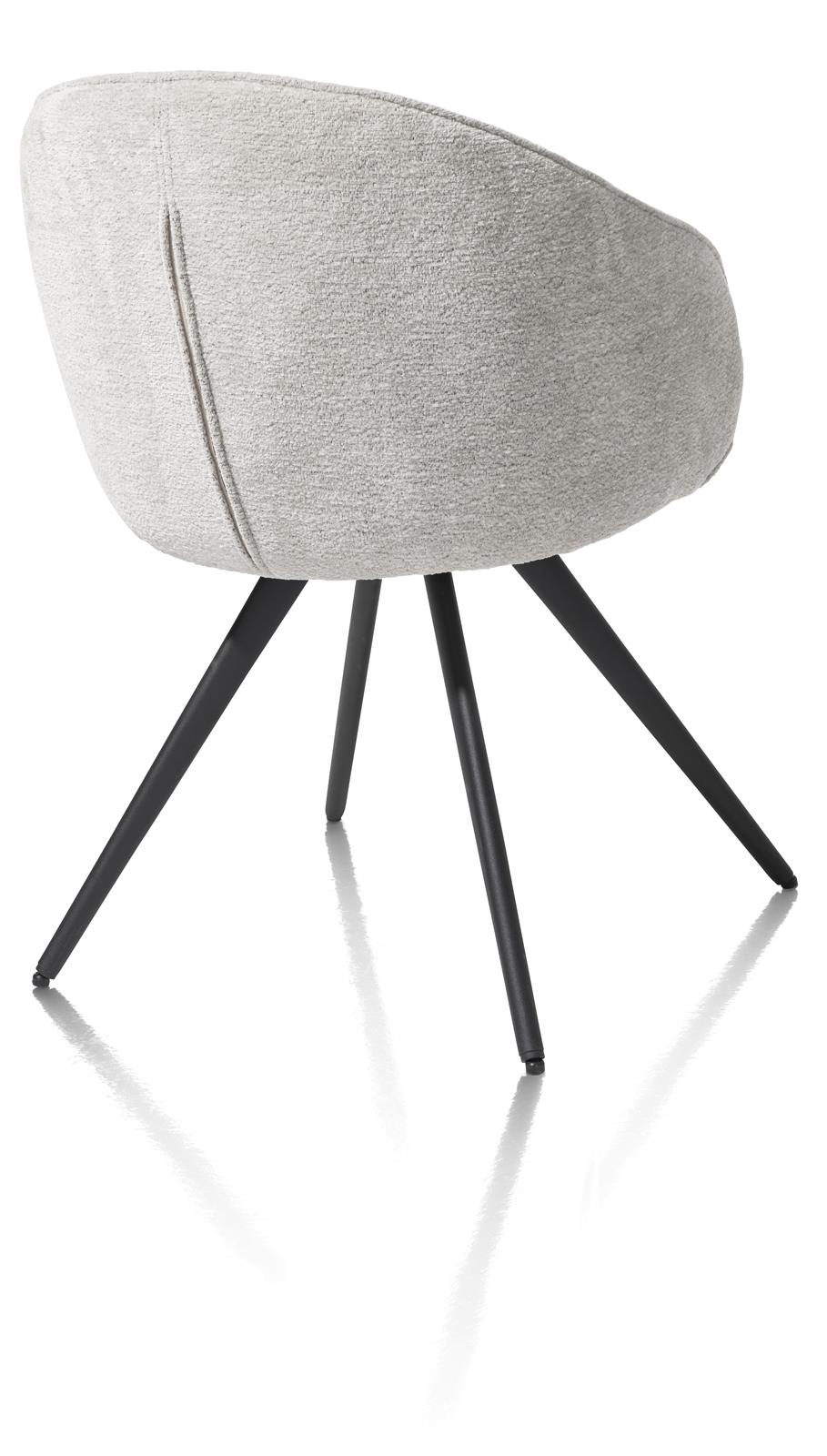 XOOON Armstuhl Owen 48531-KIE Stoff Kiesel