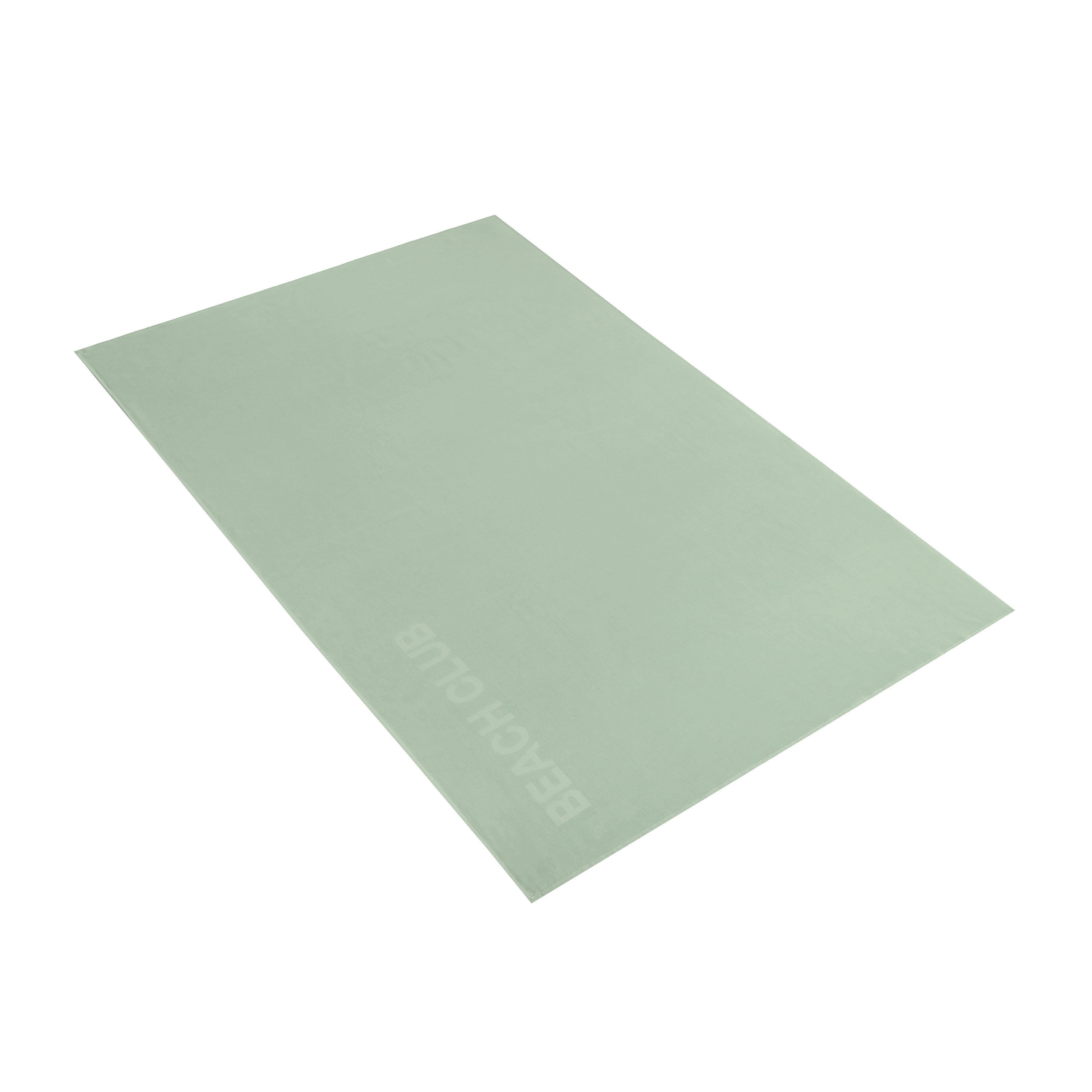 Vossen Strandtuch Beach Club ca. 100x180cm in Farbe eucalyptus, glas, blatt, grün, transparent, anti-blasen
