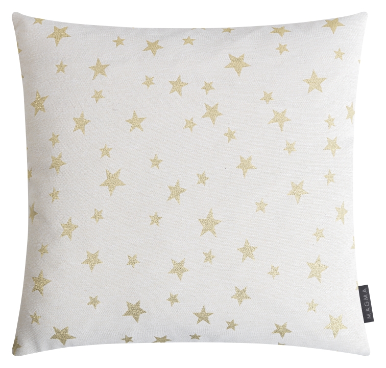 Magma Heimtex Kissenhülle STARRY ca. 50x50cm in Farbe beige