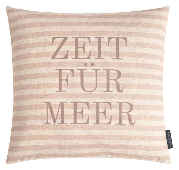 Magma Heimtex Kissenhülle WELLENZEIT ca. 45x45cm in Farbe Zeit für Meer Magma Heimtex Kissenhülle WELLENZEIT ca. 45x45cm in Farbe Zeit für Meer, Kissen, Dekoration für Zuhause, Tasche