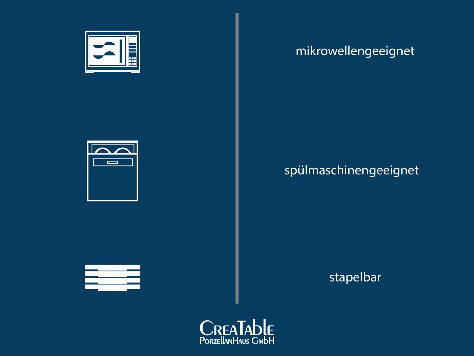 CreaTable Kombiservice 16-tlg. Nature Collection in Farbe Nordic Style glänzend